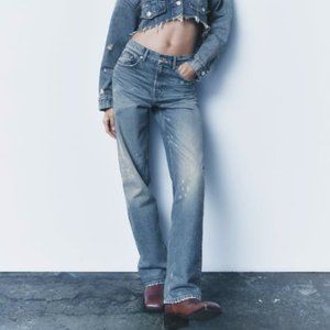 Zara | Mid-Rise TRF Girlfriend Jeans NWT